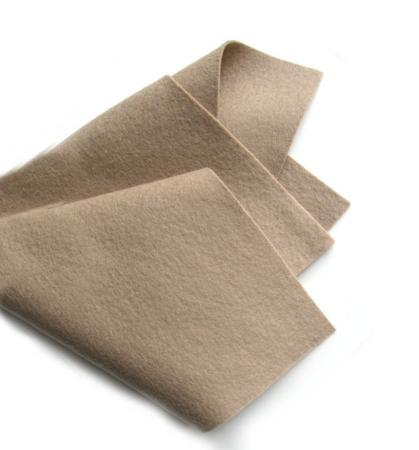 100% Pure Wool Felt - Beige