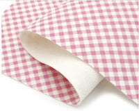 100% Pure Wool Felt - Gingham or checked printed felt - non ravelling