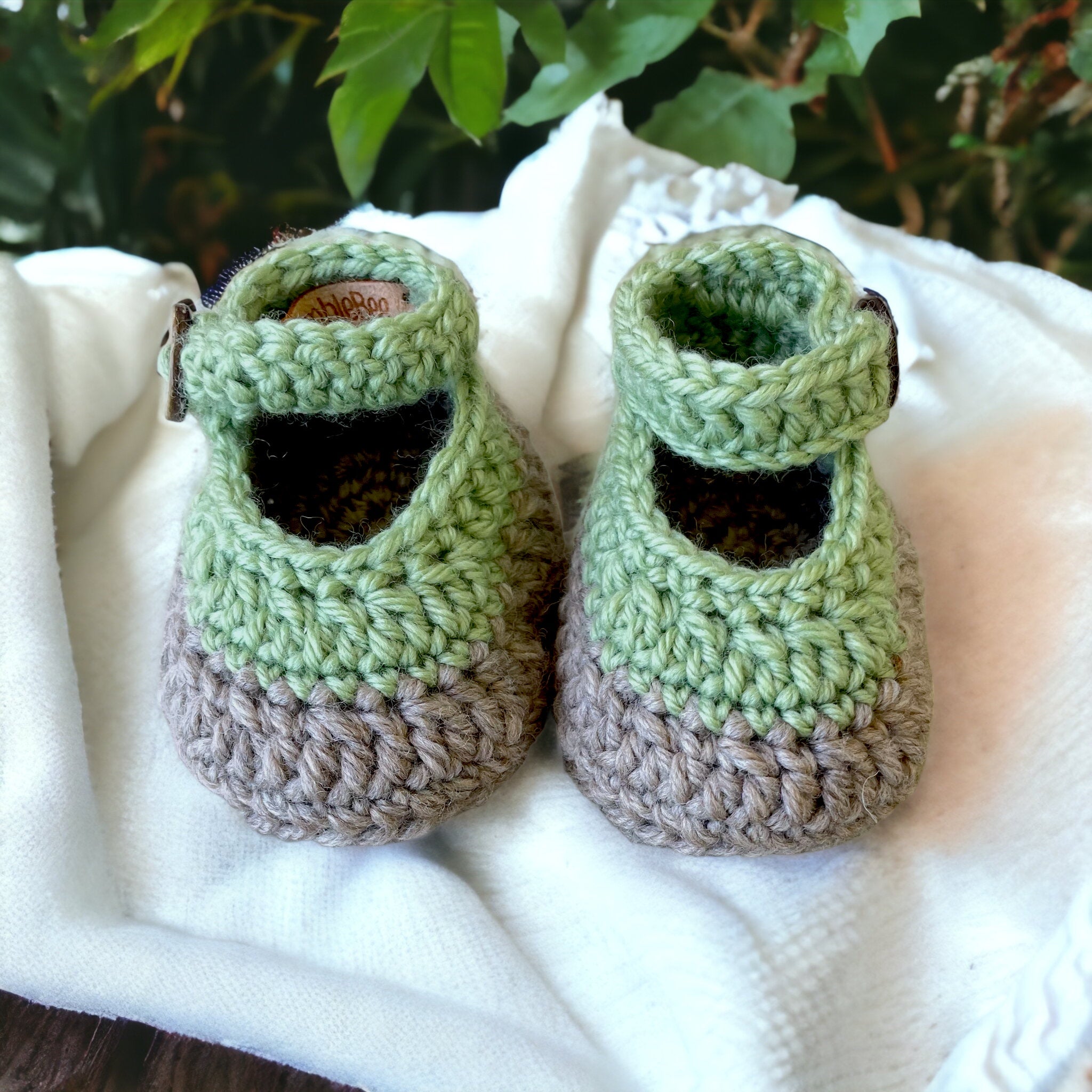 Knitted baby store booties