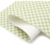 100% Pure Wool Felt - Gingham or checked printed felt - non ravelling