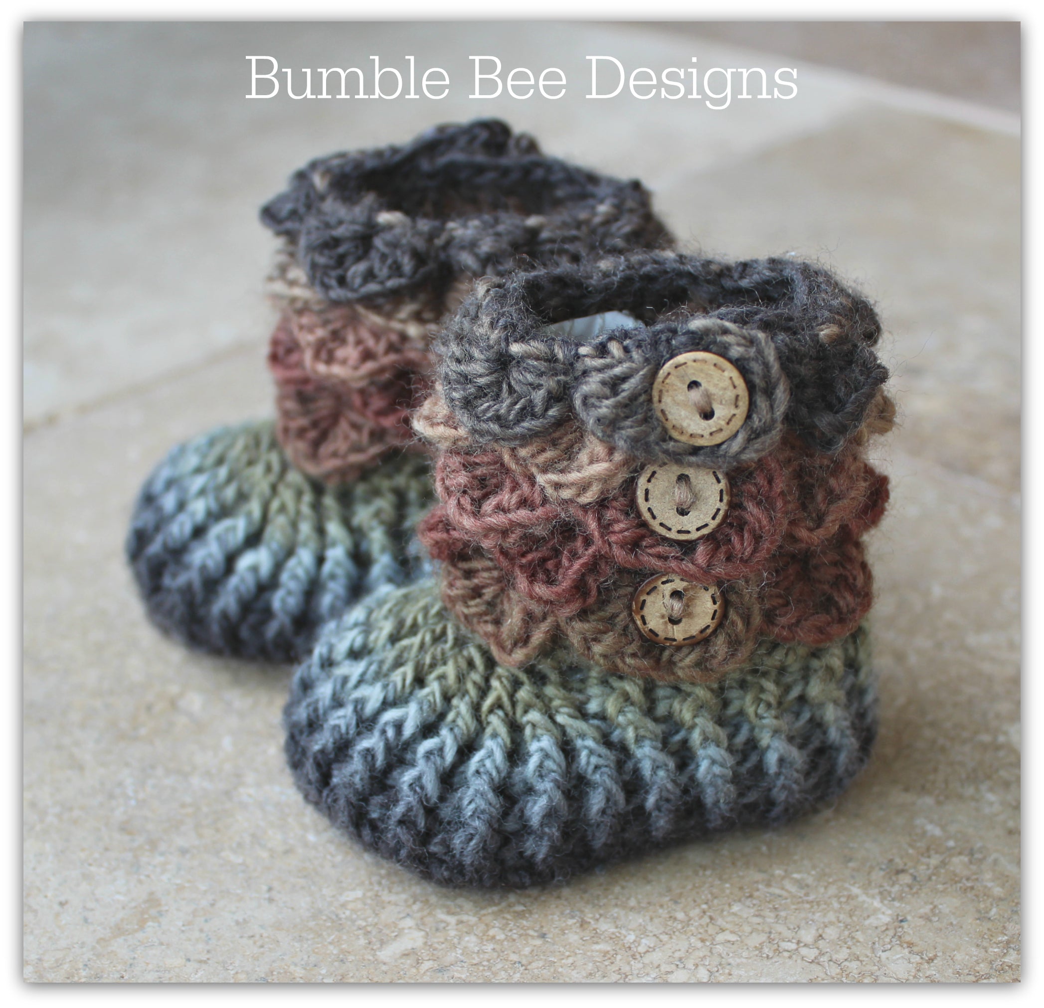 Baby Booties 0 - 6 months – BumbleBeeDesigns